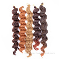Synthetische Hair Bulk Deep Wave Crochet Hair Extension